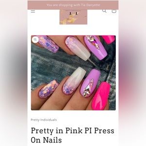 𝑷𝒓𝒆𝒕𝒕𝒚 𝑰𝒏𝒅𝒊𝒗𝒊𝒅𝒖𝒂𝒍𝒔 Press on Nails, OS